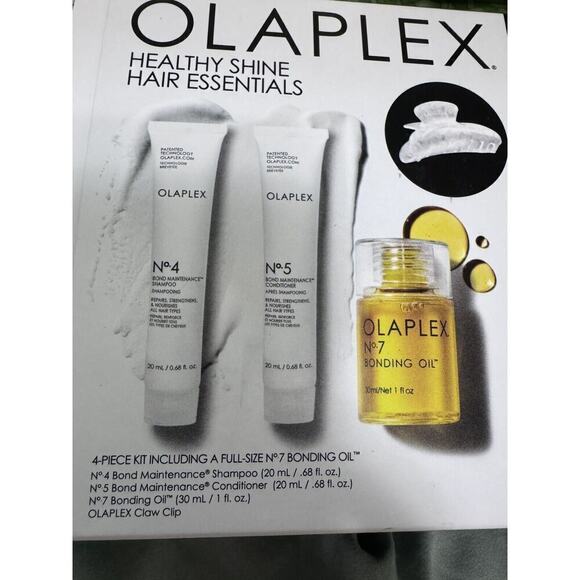 Olaplex Healthy Shine Hair Essentials No 7 Bonding Oil No 4 No 5 Gift Set - Picture 1 of 2